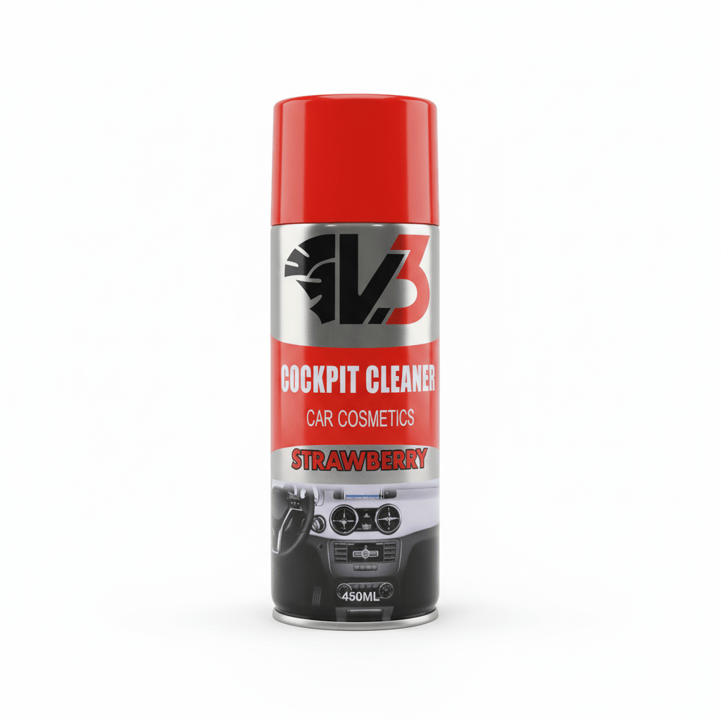 V3 Cocokpit Cleaner Car Cosmetics Strawberry - 450ml - Al Kabayel Discount CentreV3 Cocokpit Cleaner Car Cosmetics Strawberry - 450mlAutomotiveV3Al Kabayel Discount Centre