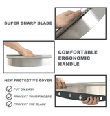 VAGUE Rocking Stainless Steel Pizza Cutter 35cm*9.8cm - Al Kabayel Discount CentreVAGUE Rocking Stainless Steel Pizza Cutter 35cm*9.8cmCookware AccessoriesVAGUEAl Kabayel Discount Centre