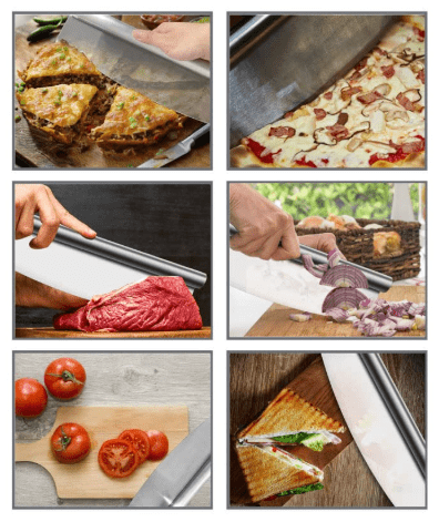 VAGUE Rocking Stainless Steel Pizza Cutter 35cm*9.8cm - Al Kabayel Discount CentreVAGUE Rocking Stainless Steel Pizza Cutter 35cm*9.8cmCookware AccessoriesVAGUEAl Kabayel Discount Centre