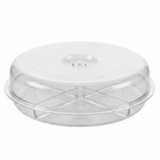 Vague Round Acrylic Candy Box with 4 Inner Bowls | Clear Divided Serving Tray with Dome Lid | 31.5 x 31.5 x 9 cm - Al Kabayel Discount CentreVague Round Acrylic Candy Box with 4 Inner Bowls | Clear Divided Serving Tray with Dome Lid | 31.5 x 31.5 x 9 cmJars & Food SaversVAGUEAl Kabayel Discount Centre