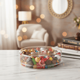 Vague Round Acrylic Candy Box with Lid | 28*28*7.9 cm - Al Kabayel Discount CentreVague Round Acrylic Candy Box with Lid | 28*28*7.9 cmJars & Food SaversVAGUEAl Kabayel Discount Centre