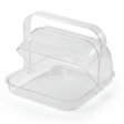 Vague Square Acrylic Candy Box with Handle | Crystal Clear Hinged Lid | 32.5 × 30.6 × 25 cm - Al Kabayel Discount CentreVague Square Acrylic Candy Box with Handle | Crystal Clear Hinged Lid | 32.5 × 30.6 × 25 cmJars & Food SaversVAGUEAl Kabayel Discount Centre