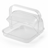 Vague Square Acrylic Candy Box with Handle | Crystal Clear Hinged Lid | 32.5 × 30.6 × 25 cm - Al Kabayel Discount CentreVague Square Acrylic Candy Box with Handle | Crystal Clear Hinged Lid | 32.5 × 30.6 × 25 cmJars & Food SaversVAGUEAl Kabayel Discount Centre