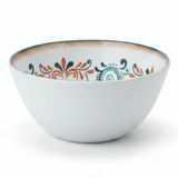 Vague White Melamine Bowl | Navy Blue Floral Scroll Design 5.8 Inch - Al Kabayel Discount CentreVague White Melamine Bowl | Navy Blue Floral Scroll Design 5.8 InchBowlsVAGUEAl Kabayel Discount Centre
