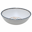 Vague White Melamine Bowl with Navy Blue Rim & Floral Design — 5.25 Inch - Al Kabayel Discount CentreVague White Melamine Bowl with Navy Blue Rim & Floral Design — 5.25 InchBowlsVAGUEAl Kabayel Discount Centre