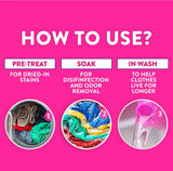 Vanish Fabric Stain Remover Liquid pink 1Liters, Cares for Colours, Without Chlorine Bleach - Al Kabayel Discount CentreVanish Fabric Stain Remover Liquid pink 1Liters, Cares for Colours, Without Chlorine BleachLaundry CareVANISHAl Kabayel Discount Centre