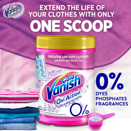 Vanish Gold Oxi Action Fabric Stain Remover Powder 1Kg - Al Kabayel Discount CentreVanish Gold Oxi Action Fabric Stain Remover Powder 1KgLaundry CareVANISHAl Kabayel Discount Centre
