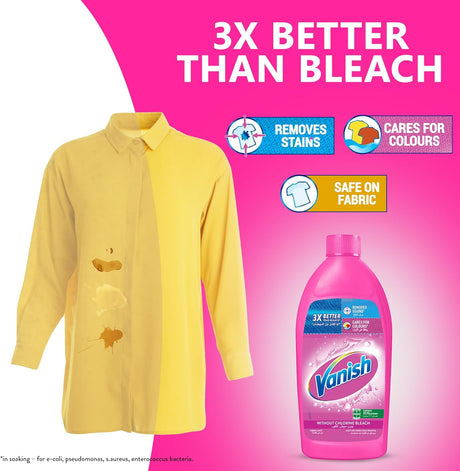 Vanish Liquid Fabric Stain Remover 500ml for Coloured & White clothes - Al Kabayel Discount CentreVanish Liquid Fabric Stain Remover 500ml for Coloured & White clothesLaundry CareVANISHAl Kabayel Discount Centre