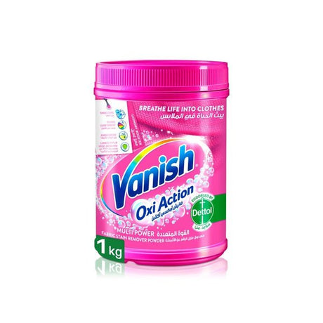 Vanish Oxi Action Fabric Stain Remover Powder 1Kg - Al Kabayel Discount CentreVanish Oxi Action Fabric Stain Remover Powder 1KgLaundry CareVANISHAl Kabayel Discount Centre