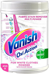 Vanish Oxi Action Stain Removal Powder Crystal White 450 gm - Al Kabayel Discount CentreVanish Oxi Action Stain Removal Powder Crystal White 450 gmLaundry CareVANISHAl Kabayel Discount Centre