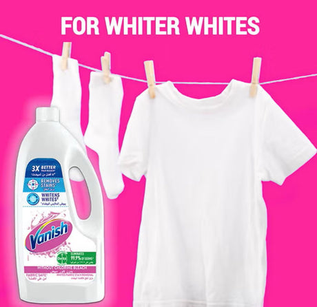 Vanish Stain Remover Liquid for Whites 1L - Al Kabayel Discount CentreVanish Stain Remover Liquid for Whites 1LLaundry CareVANISHAl Kabayel Discount Centre