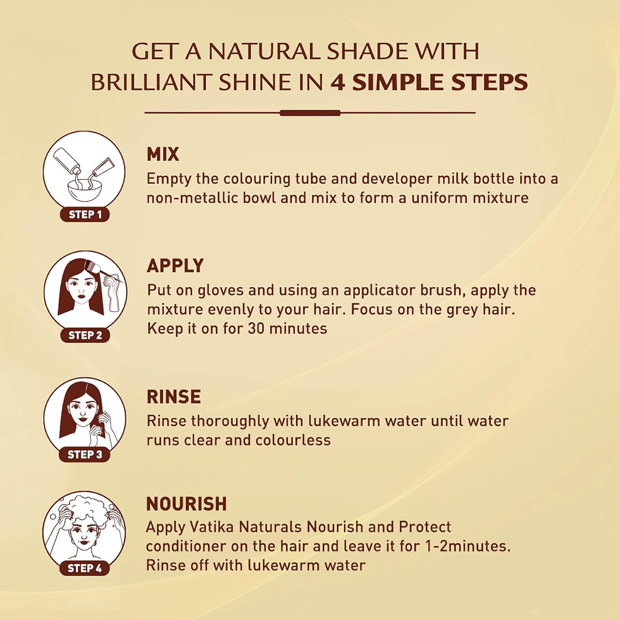 Vatika Naturals Colouring Kit With Almond Oil For Grey Hair 5.0 - Light Brown, 108ML - Al Kabayel Discount CentreVatika Naturals Colouring Kit With Almond Oil For Grey Hair 5.0 - Light Brown, 108MLHair CareVATIKAAl Kabayel Discount Centre