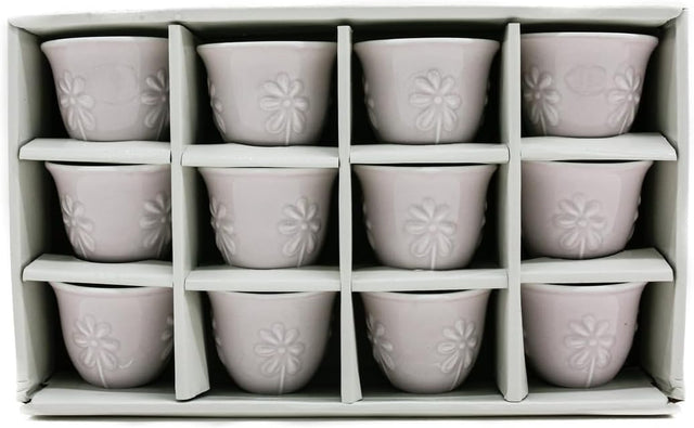 Velvet Ceramic 50ML Cawa Cup 12Pcs - Light Pink - Al Kabayel Discount CentreVelvet Ceramic 50ML Cawa Cup 12Pcs - Light PinkTea CupsVELVETAl Kabayel Discount Centre