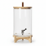 Velvet Glass Beverage Dispenser with Wooden Stand – 9L - Al Kabayel Discount CentreVelvet Glass Beverage Dispenser with Wooden Stand – 9LJugsVELVETAl Kabayel Discount Centre
