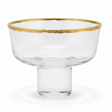 Velvet Gold - Rim Footed Glass Serving Bowl – Elegant Small Bowl for Desserts, Dry Fruits & Table Décor – 15 cm - Al Kabayel Discount CentreVelvet Gold - Rim Footed Glass Serving Bowl – Elegant Small Bowl for Desserts, Dry Fruits & Table Décor – 15 cmBowlsVELVETAl Kabayel Discount Centre