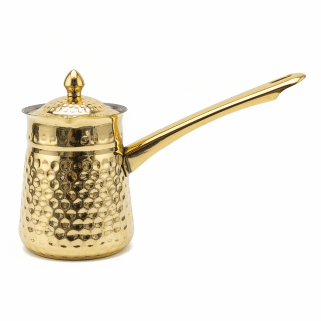 Velvet Golden Hammered Stainless Steel Arabic Coffee Warmer — 350ml - Al Kabayel Discount CentreVelvet Golden Hammered Stainless Steel Arabic Coffee Warmer — 350mlTea/Coffee PotsVELVETAl Kabayel Discount Centre