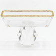 Velvet Rectangular Gold - Rim Glass Serving Bowl – Stylish Serving Dish for Snacks & Appetizers – 13.5×9 cm - Al Kabayel Discount CentreVelvet Rectangular Gold - Rim Glass Serving Bowl – Stylish Serving Dish for Snacks & Appetizers – 13.5×9 cmBowlsVELVETAl Kabayel Discount Centre