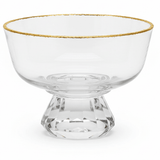 Velvet Round Gold - Rim Dessert Glass Bowl – Elegant Serving Bowl for Desserts & Fruits – 12 cm - Al Kabayel Discount CentreVelvet Round Gold - Rim Dessert Glass Bowl – Elegant Serving Bowl for Desserts & Fruits – 12 cmBowlsVELVETAl Kabayel Discount Centre