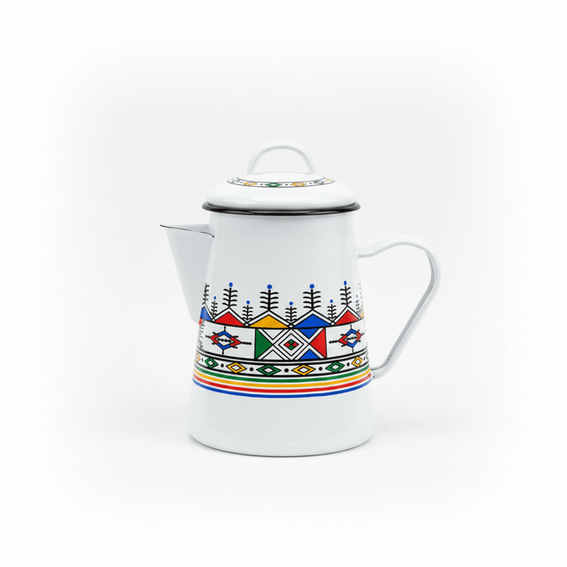 Velvet White Enamel Kettle with Traditional Print – 1.8 Ltr - Al Kabayel Discount CentreVelvet White Enamel Kettle with Traditional Print – 1.8 LtrTea/Coffee PotsVELVETAl Kabayel Discount Centre