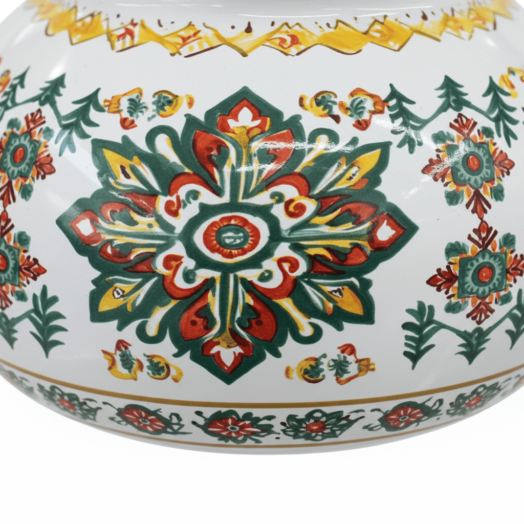 Venice Enamel Kettle With Floral Mandala Design - 2.5 Litre - Al Kabayel Discount CentreVenice Enamel Kettle With Floral Mandala Design - 2.5 LitreTea/Coffee PotsVENICEAl Kabayel Discount Centre