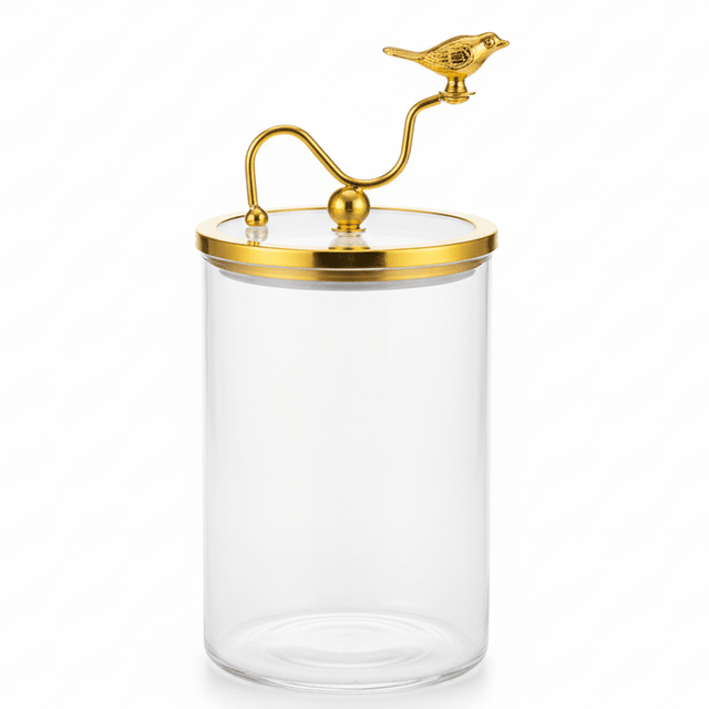 Venice Premium Glass Cylindrical Candy Jar – Elegant Transparent Storage Container for Sweets Cookies & Dry Foods – 16x10 cm - Al Kabayel Discount CentreVenice Premium Glass Cylindrical Candy Jar – Elegant Transparent Storage Container for Sweets Cookies & Dry Foods – 16x10 cmJars & Food SaversVENICEAl Kabayel Discount Centre