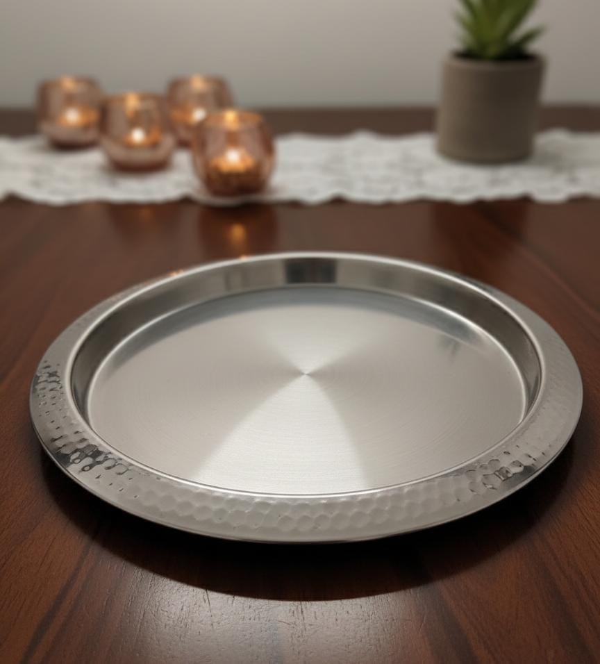 Venus Hardware Steel Tray – Silver Finish | 35 cm Premium Serving Tray - Al Kabayel Discount CentreVenus Hardware Steel Tray – Silver Finish | 35 cm Premium Serving TrayServing TraysVENUSAl Kabayel Discount Centre