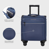 Verage Toledo 15 - Inch Underseat Softside Carry - On with Spinner Wheels & USB Charging Port – Navy - Al Kabayel Discount CentreVerage Toledo 15 - Inch Underseat Softside Carry - On with Spinner Wheels & USB Charging Port – NavyCabin LuggageVERAGEAl Kabayel Discount Centre
