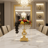 Veranese Bloom Compact Golden Metal Footed white Ceramic Fruit Bowl Elegant Table Centerpiece 24×18cm - Al Kabayel Discount CentreVeranese Bloom Compact Golden Metal Footed white Ceramic Fruit Bowl Elegant Table Centerpiece 24×18cmBowlsVERANESEAl Kabayel Discount Centre