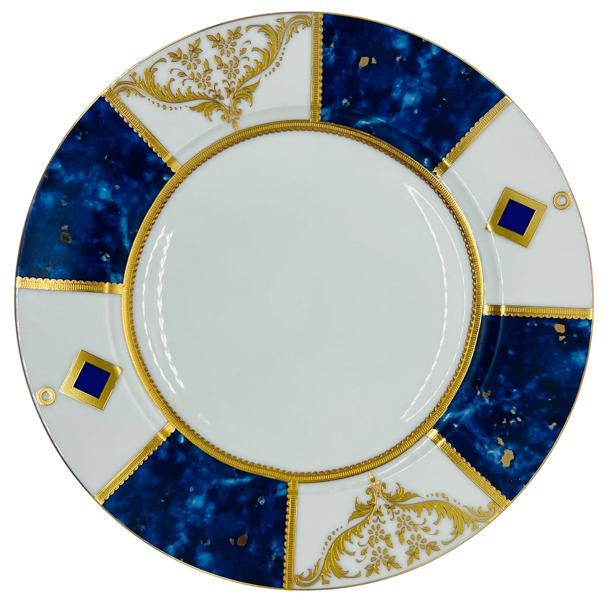 Veronese Ceramic Dinner Plate 10.75", Italian Design, Royal Blue and Gold, PE19151 - Al Kabayel Discount CentreVeronese Ceramic Dinner Plate 10.75", Italian Design, Royal Blue and Gold, PE19151PlatesVERONESEAl Kabayel Discount Centre