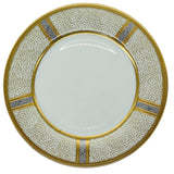 Veronese Ceramic Serving Plate 10.75", Italian Design, White - Gold and Silver Designs - Al Kabayel Discount CentreVeronese Ceramic Serving Plate 10.75", Italian Design, White - Gold and Silver DesignsPlatesVERONESEAl Kabayel Discount Centre