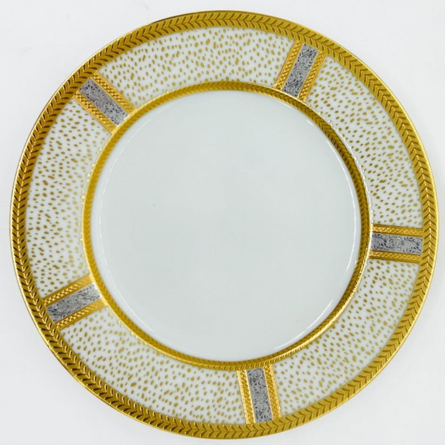Veronese Ceramic Serving Plate 8", Italian Design, White - Gold and Silver Designs - Al Kabayel Discount CentreVeronese Ceramic Serving Plate 8", Italian Design, White - Gold and Silver DesignsPlatesVERONESEAl Kabayel Discount Centre