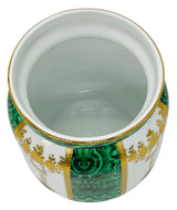 Veronese Ceramic Sugar Pot 12cm*12cm*20cm, Italian Design, Royal Green and Gold, PE19039 - Al Kabayel Discount CentreVeronese Ceramic Sugar Pot 12cm*12cm*20cm, Italian Design, Royal Green and Gold, PE19039Jars & Food SaversVERONESEAl Kabayel Discount Centre