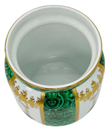 Veronese Ceramic Sugar Pot 12cm*12cm*20cm, Italian Design, Royal Green and Gold, PE19039 - Al Kabayel Discount CentreVeronese Ceramic Sugar Pot 12cm*12cm*20cm, Italian Design, Royal Green and Gold, PE19039Jars & Food SaversVERONESEAl Kabayel Discount Centre