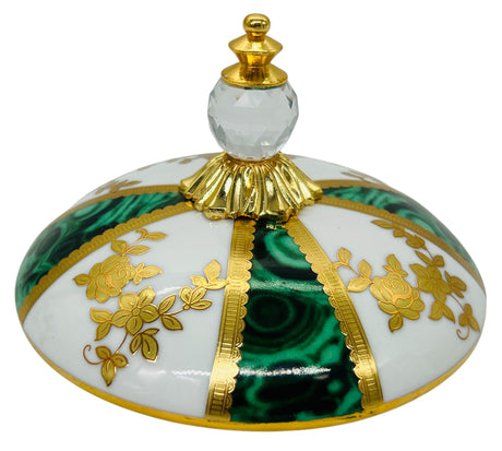 Veronese Ceramic Sugar Pot 12cm*12cm*20cm, Italian Design, Royal Green and Gold, PE19039 - Al Kabayel Discount CentreVeronese Ceramic Sugar Pot 12cm*12cm*20cm, Italian Design, Royal Green and Gold, PE19039Jars & Food SaversVERONESEAl Kabayel Discount Centre