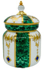 Veronese Ceramic Sugar Pot 12cm*12cm*20cm, Italian Design, Royal Green and Gold, PE19039 - Al Kabayel Discount CentreVeronese Ceramic Sugar Pot 12cm*12cm*20cm, Italian Design, Royal Green and Gold, PE19039Jars & Food SaversVERONESEAl Kabayel Discount Centre