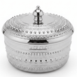 Verucci Elegant White Ceramic Dates Bowl with Silver Metal Stand & Lid – 8.5 Inch - Al Kabayel Discount CentreVerucci Elegant White Ceramic Dates Bowl with Silver Metal Stand & Lid – 8.5 InchJars & Food SaversVERUCCIAl Kabayel Discount Centre