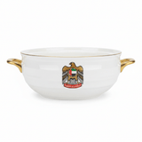 Verucci Luxury White Ceramic Candy Bowl with UAE Falcon Emblem & Glass Lid – 8 Inch - Al Kabayel Discount CentreVerucci Luxury White Ceramic Candy Bowl with UAE Falcon Emblem & Glass Lid – 8 InchBowlsVERUCCIAl Kabayel Discount Centre