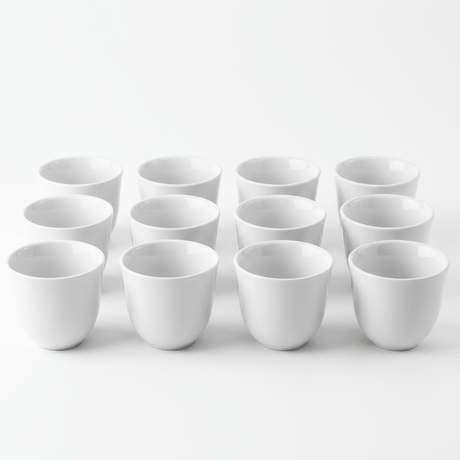 Verucci Minimalist White Ceramic Arabic Cawa Coffee Cups Set of 12 Classic Plain Finish Gahwa Finjan 80 ml - Al Kabayel Discount CentreVerucci Minimalist White Ceramic Arabic Cawa Coffee Cups Set of 12 Classic Plain Finish Gahwa Finjan 80 mlTea CupsVERUCCIAl Kabayel Discount Centre