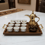 Verucci Premium White Ceramic Arabic Coffee Cawa Cups Set of 12 Gold Rim Palm Tree Pattern Gahwa Finjan 80 ml - Al Kabayel Discount CentreVerucci Premium White Ceramic Arabic Coffee Cawa Cups Set of 12 Gold Rim Palm Tree Pattern Gahwa Finjan 80 mlTea CupsVERUCCIAl Kabayel Discount Centre