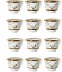 Verucci Premium White Ceramic Arabic Coffee Cawa Cups Set of 12 Gold Rim Palm Tree Pattern Gahwa Finjan 80 ml - Al Kabayel Discount CentreVerucci Premium White Ceramic Arabic Coffee Cawa Cups Set of 12 Gold Rim Palm Tree Pattern Gahwa Finjan 80 mlTea CupsVERUCCIAl Kabayel Discount Centre