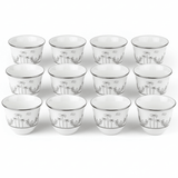 Verucci White Ceramic Arabic Cawa Cups Set of 12 Silver Rim Palm Tree Design Traditional Coffee Cups 80 ml - Al Kabayel Discount CentreVerucci White Ceramic Arabic Cawa Cups Set of 12 Silver Rim Palm Tree Design Traditional Coffee Cups 80 mlTea CupsVERUCCIAl Kabayel Discount Centre