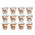Verucci White Ceramic Arabic Coffee Cawa Cups Set of 12 Orange Rim Camel Design Middle Eastern Gahwa Finjan 80 ml - Al Kabayel Discount CentreVerucci White Ceramic Arabic Coffee Cawa Cups Set of 12 Orange Rim Camel Design Middle Eastern Gahwa Finjan 80 mlTea CupsVERUCCIAl Kabayel Discount Centre