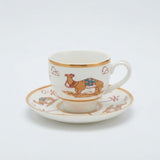 Verucci White Ceramic Mug & Saucer Set Camel Desert Motif - 300ml - Al Kabayel Discount CentreVerucci White Ceramic Mug & Saucer Set Camel Desert Motif - 300mlMugsVERUCCIAl Kabayel Discount Centre
