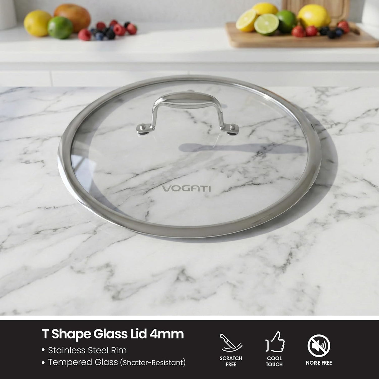 Vogati Tri - Ply Stainless Steel 8 - Piece Cookware Set – Induction Compatible Pots & Pan with Glass Lids, PFOA Free - Al Kabayel Discount CentreVogati Tri - Ply Stainless Steel 8 - Piece Cookware Set – Induction Compatible Pots & Pan with Glass Lids, PFOA FreeCookware SetVOGATIAl Kabayel Discount Centre