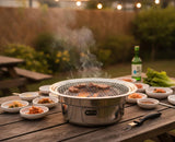 Vone Round BBQ Grill 35 cm | Compact Silver Color Charcoal Grill | Lightweight Portable Barbecue for Outdoor Cooking & Picnics - Al Kabayel Discount CentreVone Round BBQ Grill 35 cm | Compact Silver Color Charcoal Grill | Lightweight Portable Barbecue for Outdoor Cooking & PicnicsBBQ Grills & Fire PitsVONEAl Kabayel Discount Centre