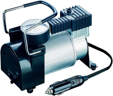 VTOOLS 12V Portable Air Compressor Single Cylinder With 100 Psi Inclding Carrying Bag, 1 Meter Hose, VT1303 - Al Kabayel Discount CentreVTOOLS 12V Portable Air Compressor Single Cylinder With 100 Psi Inclding Carrying Bag, 1 Meter Hose, VT1303Power ToolsVTOOLSAl Kabayel Discount Centre