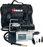 VTOOLS 12V Portable Air Compressor Single Cylinder With 100 Psi Inclding Carrying Bag, 1 Meter Hose, VT1303 - Al Kabayel Discount CentreVTOOLS 12V Portable Air Compressor Single Cylinder With 100 Psi Inclding Carrying Bag, 1 Meter Hose, VT1303Power ToolsVTOOLSAl Kabayel Discount Centre
