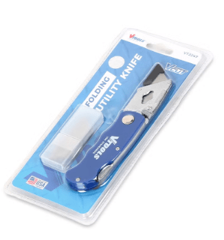 Vtools 19mm Box Folding Cutter Utility Knife, Aluminum Alloy With ABS Plastic Head - Al Kabayel Discount CentreVtools 19mm Box Folding Cutter Utility Knife, Aluminum Alloy With ABS Plastic HeadToolsVTOOLSAl Kabayel Discount Centre