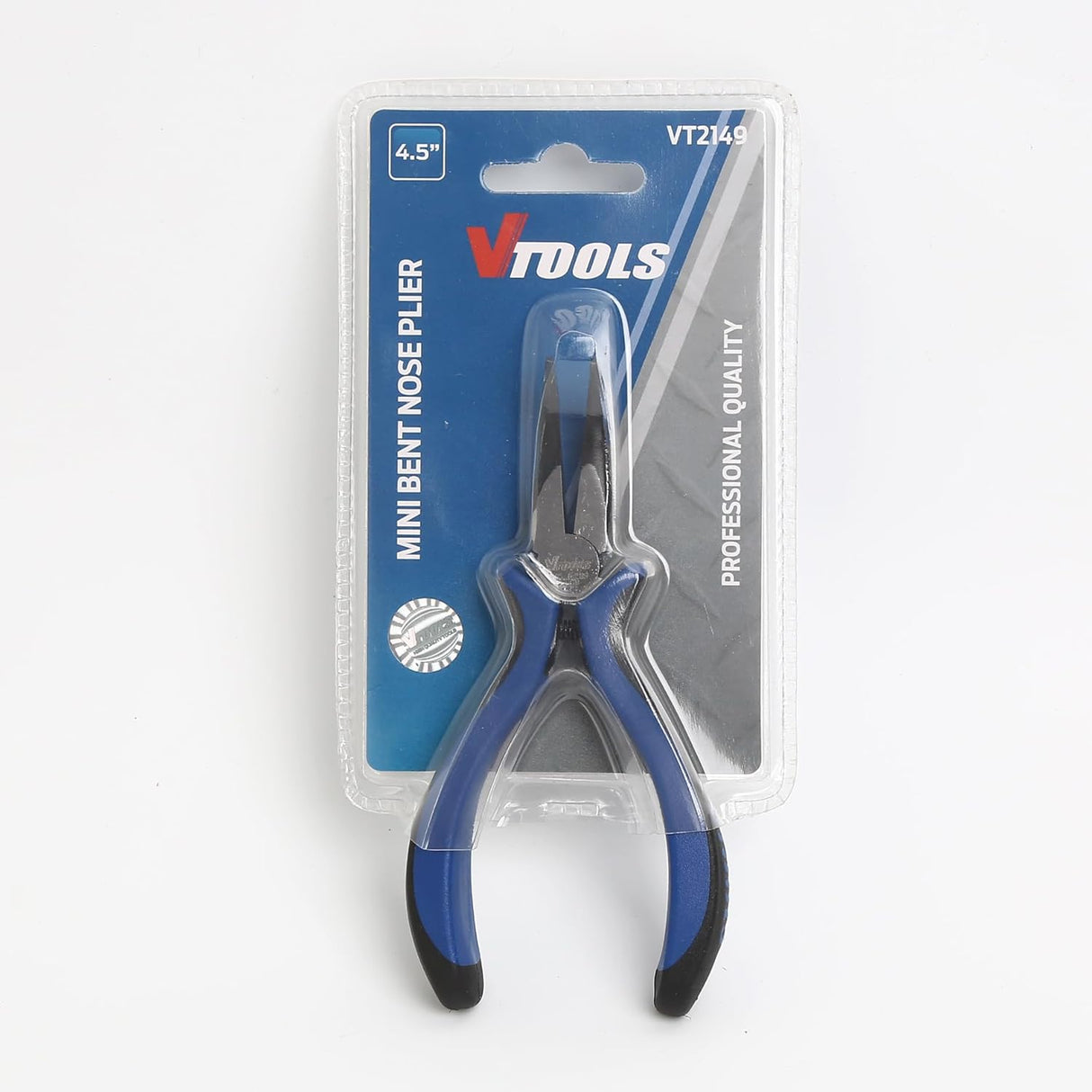 Vtools 4.5 Inch Mini Bent Nose Pliers, Spring Loaded Plier, Carbon Steel & Black Polished Finish, Extra strength, Anti - Slip Handles, Jewelry Making, Gripping Small Component, Pack 1, VT2149 - Al Kabayel Discount CentreVtools 4.5 Inch Mini Bent Nose Pliers, Spring Loaded Plier, Carbon Steel & Black Polished Finish, Extra strength, Anti - Slip Handles, Jewelry Making, Gripping Small Component, Pack 1, VT2149ToolsVTOOLSAl Kabayel Discount Centre