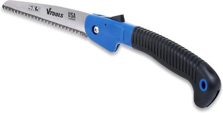 Vtools 8 Inch Folding Outdoor Saw, With 7 Hardened SK5 Blade For Cutting Branches, Compact Design, Triple Teeth, for Wood Cutting Camping Gardening Work, Hiking, Landscaping, Tree Trimming, VT2229 - Al Kabayel Discount CentreVtools 8 Inch Folding Outdoor Saw, With 7 Hardened SK5 Blade For Cutting Branches, Compact Design, Triple Teeth, for Wood Cutting Camping Gardening Work, Hiking, Landscaping, Tree Trimming, VT2229ToolsVTOOLSAl Kabayel Discount Centre